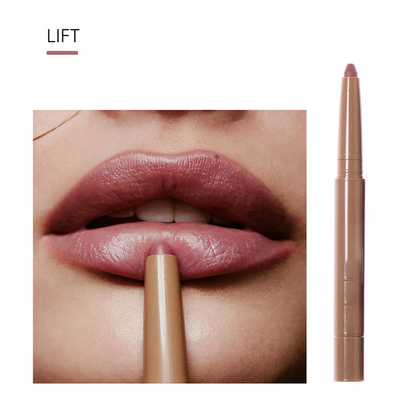 🔥 Promoção 🔥 50% DE DESCONTO – Caneta Delineador Labial com Peptídeos e Duas Pontas | Longa duração, hidratante & cores vibrantes