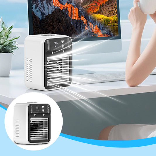 Ar condicionado portátil com humidificador por nebulização